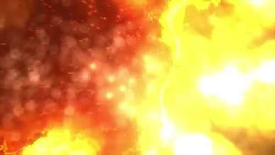 火焰爆炸显示logo动画的预览图